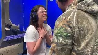 NJ couple gets engaged at Wayne shooting range [upl. by Ecyt176]