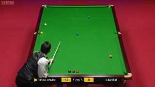 Ronnie OSullivan Historic 92 Clearance 2012 World Snooker Championship Final [upl. by Cacilie]