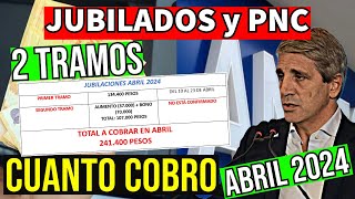 💲241000 📢Cuando COBRO y COMO cobro mi Jubilacion o Pension PNC de ansesFechas de Pago Abril 2024 [upl. by Ardnekan618]