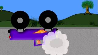 Monster Truck Crash with Sara Uppet [upl. by Maryly]