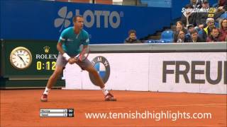 Andy Murray vs Lukas Rosol Highlights HD1080i Munich BMW 2015 [upl. by Enomis]