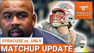 MAJOR NEWS  Syracuse Football Opponent UNLVs Matthew Sluka  Ryder Frost Decision amp ACC Schedule [upl. by Fugazy]