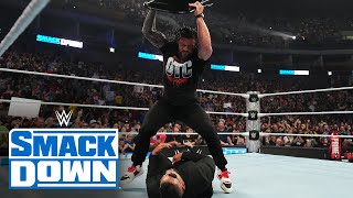 FULL SEGMENT Roman Reigns lays waste to The Bloodline SmackDown Aug 9 2024 [upl. by Ariaes487]