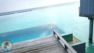 Kuramathi MALDIVES❤️ Water Villa with POOL  FHD Room TOUR  Overwater bungalow with private POOL [upl. by Ardnahs]