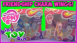 My Little Pony Rainbow Dash amp Honey Rays Cutie Mark Magic Charm Wings Review by Bins Toy Bin [upl. by Rondi]