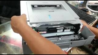 How to reset printer konica page pro 1500W [upl. by Lucilla]