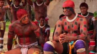 Making of  Anderson Silva lutando jiujitsu com os índios [upl. by Eniladam]