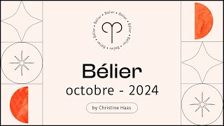 Horoscope Bélier ♈️ Octobre 2024 🥨 par Christine Haas [upl. by Yatnuahs]