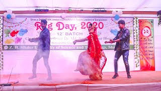 Girlfriend Er Biya Dance Cover  Nitu  Joy amp Sabuj  Rag Day 2020  ZHSUST [upl. by Ryder]