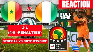 🔴🇸🇳🇨🇮 SENEGAL  COTE DIVOIRE LIVE  🚨LES LIONS FACE AUX ELEPHANTS  CAN 2024 LIVE  CAN 2023  CAN [upl. by Marou]