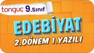 9Sınıf Edebiyat 2Dönem 1Yazılıya Hazırlık 📑 2024 [upl. by Jarlen657]