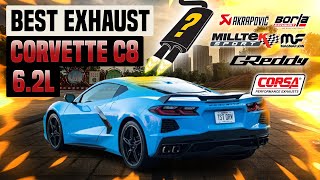 Chevrolet Corvette Exhaust Sound Compilation C8 62L🔥 ReviewModsUpgradeMagnaflowAWEHookeraFe [upl. by Natie]