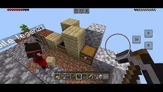 minecraft one block 100 days survive challenge with Mobile legen21 part1 [upl. by Mussman]