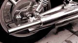 Motorcycle Exhaust Stock vs Custom  YAMAHA 1994 XV750 [upl. by Horacio]