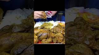 youtube post sorts food youtube reels delicious spicy chicken leg Curry with rice 😁😁😁😄 [upl. by Eizzil]