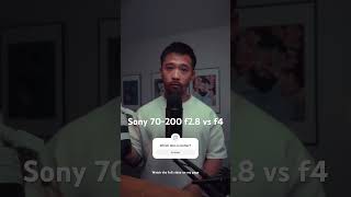 Sony 70200 f28 vs f4  which is better [upl. by Ataga241]