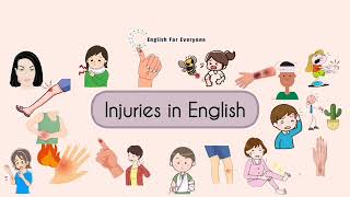 learn Common Injuries in English with Pictures and Examples [upl. by Treborsemaj439]