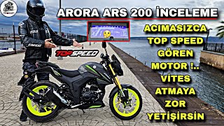 ARORA ARS200 İNCELEME amp CBR500 GÖSTERGELİ amp HIZLANIŞ FELFENA amp PASLANMA VE İŞÇİLİK  24 LİTRE DEPO [upl. by Doyle]