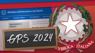 TUTORIAL ISCRIZIONE GRADUATORIE PROVINCIALI  GPS 202426 [upl. by Sturges451]