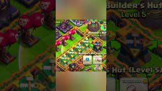 Builder hut 🛖 upgrade clashofclans shorts ytshorts viralvideo [upl. by Leikeze748]