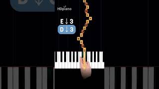 This classical piano piece is IMPRESSIVE pianotutorial shorts [upl. by Assisi68]