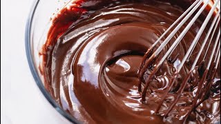 How to Make Silky Chocolate Ganache with 3 ingredients to top desserts Ganache Tips and Tricks [upl. by Kerry]