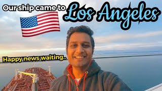 🚢Our ship came to Los Angeles🗽America 😍Happy news soon🙈 லாஸ் ஏஞ்சல்ஸ் நகருக்கு வந்துட்டோம் [upl. by Aronas]