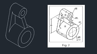 Autocad isometric drawing 03 [upl. by Sada]