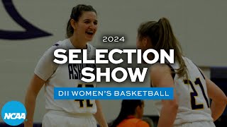 2024 NCAA DII womens basketball championship selection show [upl. by Anaher]