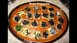 CAVIAR como preparar Bocadillos de este manjar paso a paso [upl. by Adla184]