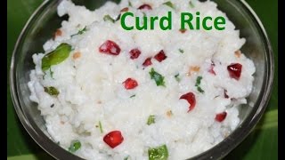 Mosaranna  ಮೊಸ್ರನ್ನ  Curd rice in kannada  perugu annam  Summer cool recipes [upl. by Tepper]