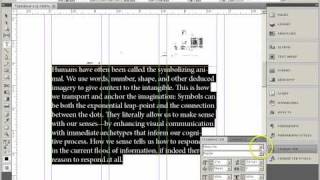 InDesign CS5 magazine layout part1 setup and basic stylesmp4 [upl. by Noizneb]