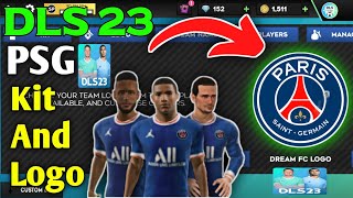 Dls 23 Psg Kit And Logo 😱 How to emport psg kit and logo in dream League Soccer 2023 [upl. by East]