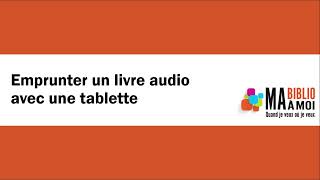 Emprunter un livre audio [upl. by Akeem]