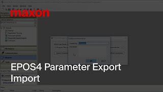 EPOS4 Parameter Export Import [upl. by Heydon]