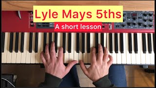 Lyle Mays Chords Of 5ths [upl. by Izaak]