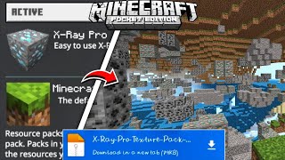 X  ray Texture Pack for MCPE 121  MCPE X ray 121 [upl. by Hillegass482]