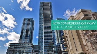 4070 Confederation Pkwy  Grand Residences Condo  Mississauga  Building Profile [upl. by Enirahtac]