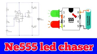 Ne555 Circuit diagramne555 circuit projectsElectronic Work [upl. by Asilav277]