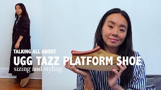 Let’s talk about the UGG TAZZ Tasman Platform shoe size up or down my sizing recommendations [upl. by Esta]