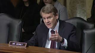 Bennet Champions Bill to Improve Tribal Access to Clean Water During Senate Indian Affairs Hearing [upl. by Ingvar]