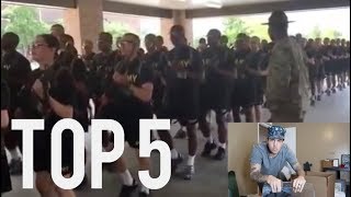 My Top 5 US Army Cadences Must Listen [upl. by Warthman518]