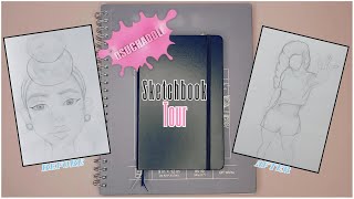 Digital Artist Learns Traditional Drawing First Sketchbook Tour [upl. by Nagol]