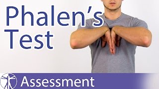 Phalens Test  Carpal Tunnel Syndrome Diagnosis [upl. by Llerrehc]