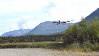 Everts Air Fuel Landing at Port Alsworth [upl. by Adniled4]