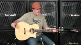 Washburn WSD5240SCE AcousticElectric Guitar Video Demo [upl. by Harcourt368]