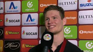 Interview Matthias CASSE BEL Winner  Tel Aviv Grand Slam 2022 [upl. by Einneg]