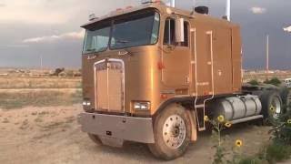 Driving and shifting a 1987 Kenworth K100 cab over  3406 Catapillar  13Speed [upl. by Shull]