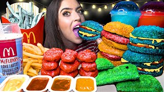 ASMR MCDONALDS SECRET MENU BIG MAC OREO MCFLURRY NUGGETS MCCHICKEN FRIES MUKBANG 먹방 [upl. by Atnomed]