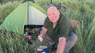 Pagham Harbour Camp by bike Lanshan One tent [upl. by Rodnas]